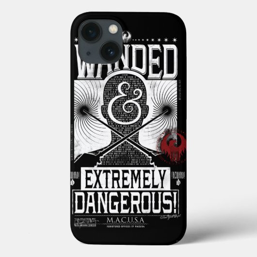 Wanded & Extrem gefährliches Gewollt Poster - weiß Case-Mate iPhone Hülle (Rückseite)