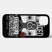 Wanded & Extrem gefährliches Gewollt Poster - weiß Case-Mate iPhone Hülle (Rückseite (Horizontal))