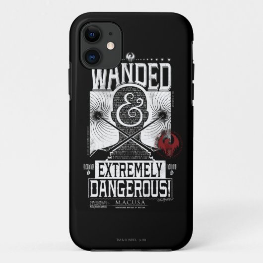 Wanded & Extrem gefährliches Gewollt Poster - weiß Case-Mate iPhone Hülle (Rückseite)