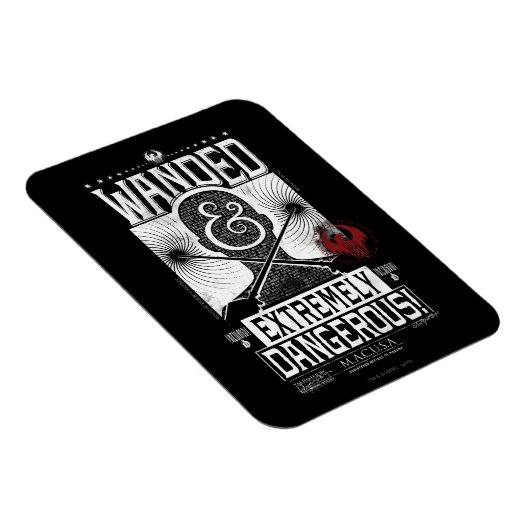 Wanded & Extrem gefährliches Gewollt Poster - weiß Magnet (Rechte Seite)