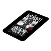 Wanded & Extrem gefährliches Gewollt Poster - weiß Magnet (Linke Seite)