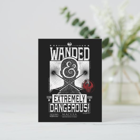 Wanded & Extrem gefährliches Gewollt Poster - weiß Postkarte (Stehend Vorderseite)