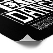 Wanded & Extremely Dangerous Wanted Poster - White (Ecke)