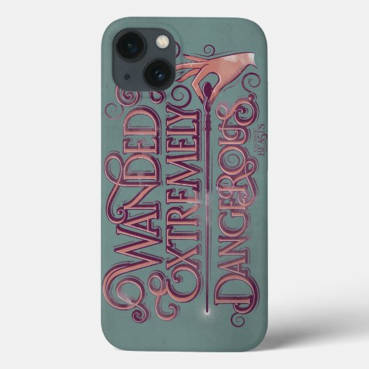Wanded und extrem gefährliche Grafik - rosa Case-Mate iPhone Hülle (Rückseite)