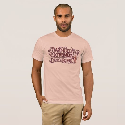 Wanded und extrem gefährliche Grafik - rosa T-Shirt (Vorne ganz)