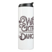 Wanded und extrem gefährliche Grafik - weiß Thermosbecher