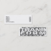 Wandeln Sie um Mini Visitenkarte (Vorne/Hinten)