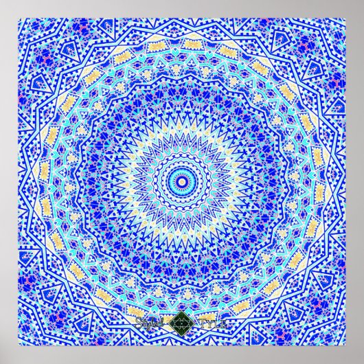 Wandeln Sie verlorene Mandala um Poster (Vorne)