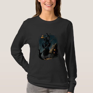 Wandelndes Haus auf Hühnerbeinen slawische Folklor T-Shirt