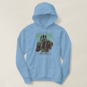 Wandelndes Zombie-Horror-Vintage-Art Hoodie