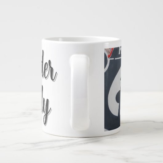 Wander Boldly Jumbo-Tasse (Rückseite)