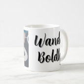 Wander Boldly Kaffeetasse (VorderseiteRechts)