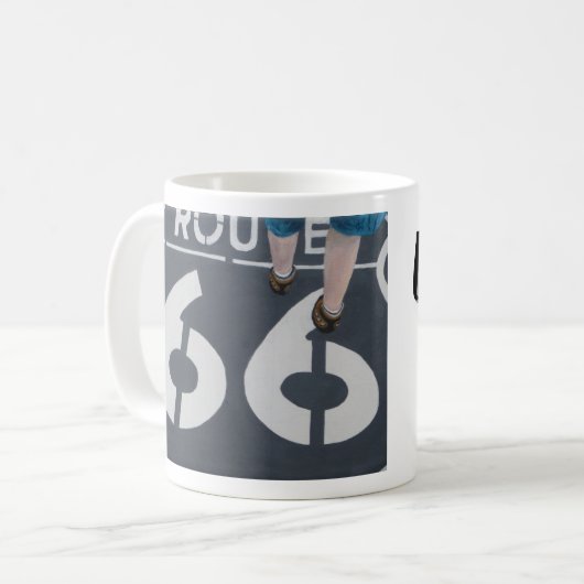 Wander Boldly Kaffeetasse (Vorderseite Links)