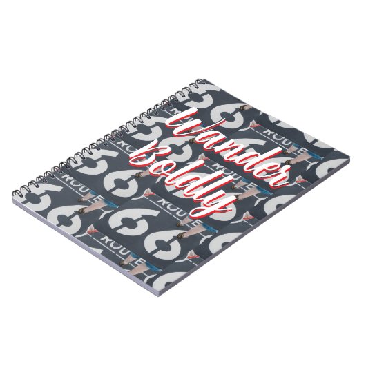 Wander Boldly Notizblock (Linke Seite)