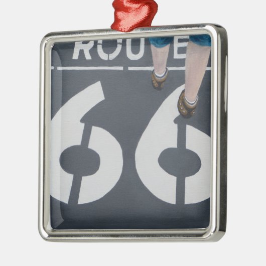 Wander Boldly Ornament Aus Metall (Links)