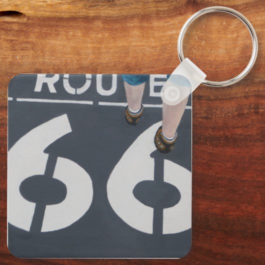 Wander Boldly Schlüsselanhänger (Rückseite)