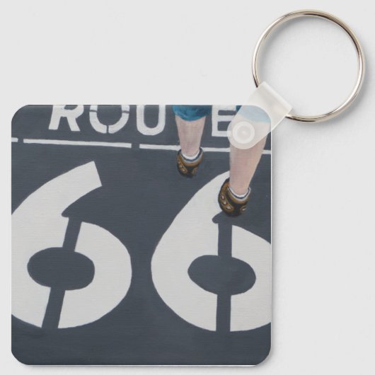 Wander Boldly Schlüsselanhänger (Rückseite)