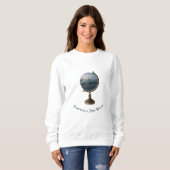 Wander die Karte, Drift the Sea Collage Art Sweatshirt (Vorne ganz)