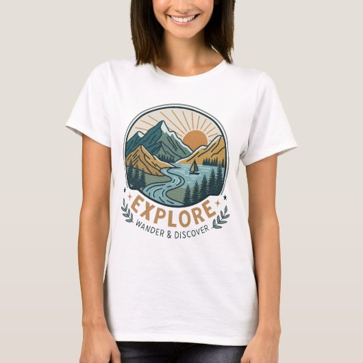 Wander & Discover T-Shirt (Vorderseite)