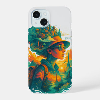 Wander far. Dream big. Live free. iPhone 15 Hülle