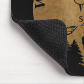 Wander Frau Wandern Mousepad (Ecke)