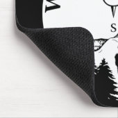 Wander Frau Wandern Mousepad (Ecke)