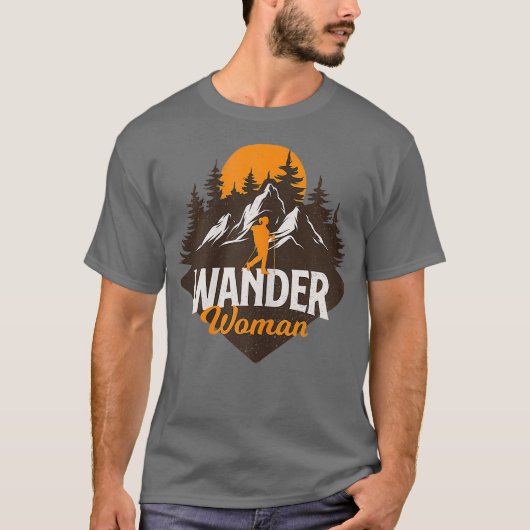 Wander-Frauen Wandern T-Shirt (Vorderseite)