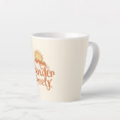 Wander Freely Nature Travel Hiking Quote Milchtasse (Rechte Ecke)