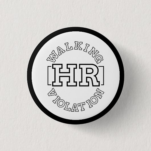 Wander-HR-Verletzung Button (Vorderseite)