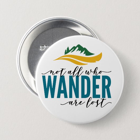 Wander im Freien große, 3 Zoll große runde Taste Button (Vorne & Hinten)