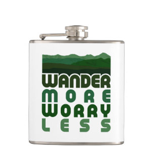 Wander mehr Besorgnis weniger Flachmann