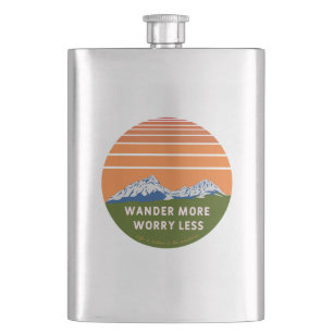 Wander mehr Sorgen weniger Flachmann