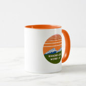Wander mehr Sorgen weniger Tasse (VorderseiteRechts)