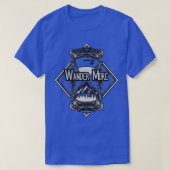 Wander mehr Wandern Natur Hourglass Wandern T-Shirt (Design vorne)