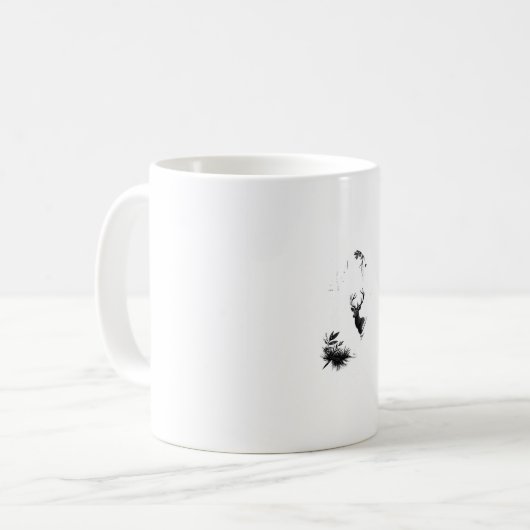 Wander mit der Natur Funny Kaffeetasse (Vorderseite Links)