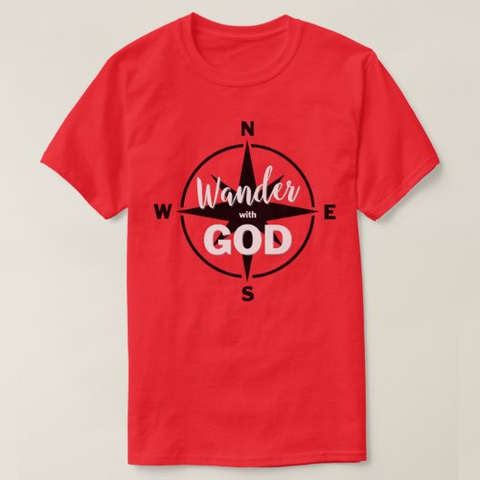 Wander mit Gott Premium T-Shirt (Design vorne)