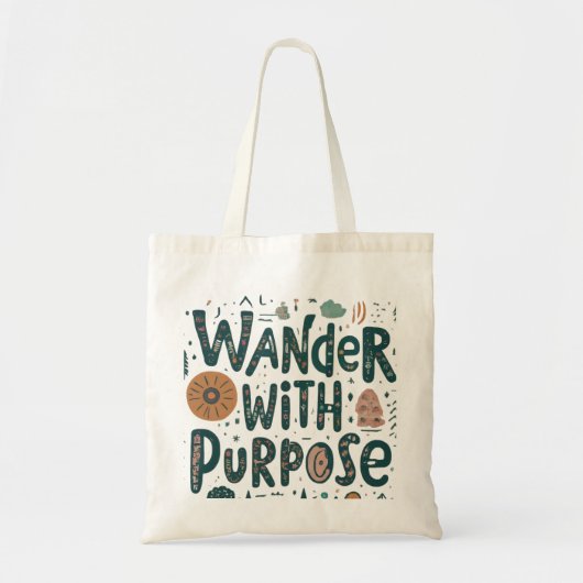 Wander mit Zweck Tragetasche (Vorne)