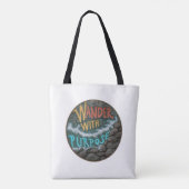 Wander mit Zweckbestimmung - Schultertasche Tasche (Rückseite)