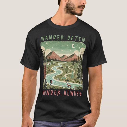 Wander oft fragen immer T-Shirt (Vorderseite)