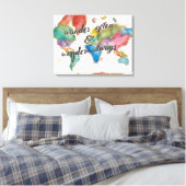 Wander oft immer mit Zitat zuordnen Leinwanddruck (Insitu (Schlafzimmer))