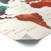 Wander oft immer mit Zitat zuordnen Poster (Ecke)