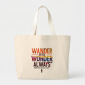 Wander oft, wundere dich immer | Jumbo Tote Bag Jumbo Stoffbeutel (Vorne)