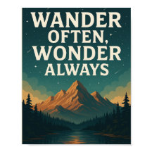 Wander oft, wundere immer - Mountain Starry Nigh