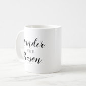 Wander ohne Grund | Adventure Slogan Quote Tasse (Vorderseite Links)