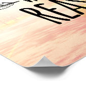 Wander ohne Grund Poster (Ecke)