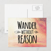 Wander ohne Grund Postkarte (Vorne/Hinten)