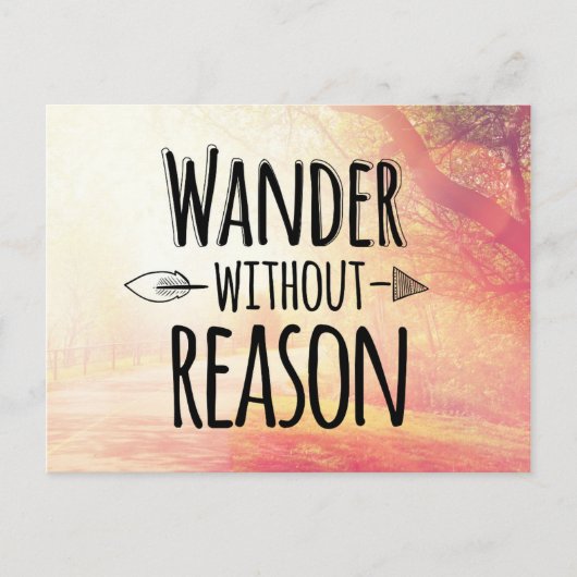 Wander ohne Grund Postkarte (Vorderseite)