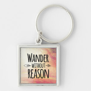 Wander ohne Grund Schlüsselanhänger