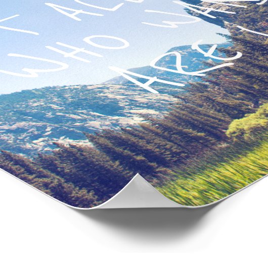 Wander Quote - Kings Canyon | Poster (Ecke)