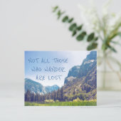 Wander Quote - Kings Canyon | Postkarte (Stehend Vorderseite)